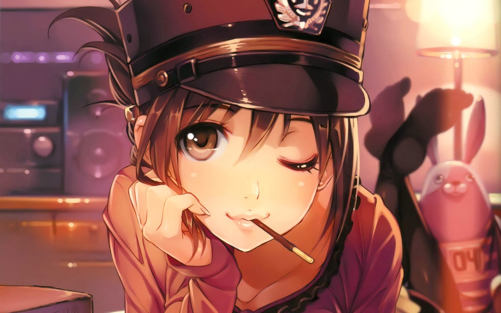 Cute anime girl Cute anime girl well! Remarkable